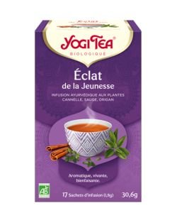 Éclat de la Jeunesse - Infusion ayurvédique BIO, 17 sachets